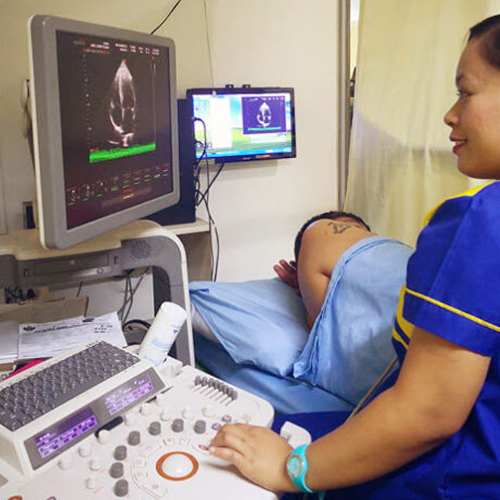 2D Echo and Doppler are safe, non-invasive heart imaging techniques that help visualize the heart’s structure and track how well it functions in real time. These tests provide real-time visuals of the heart's chambers, valves, and blood flow patterns, making them essential tools in diagnosing heart diseases, monitoring cardiac conditions, and planning treatment strategies. The Doppler component specifically measures the direction and speed of blood flow, helping to detect abnormalities like valve leakage or blockages. These tests are safe, painless, and provide valuable insights into the heart’s overall performance. At Dr. Chavan Hospital, 2D Echo and Doppler testing is conducted using advanced technology under the guidance of experienced cardiologists for accurate and reliable results.